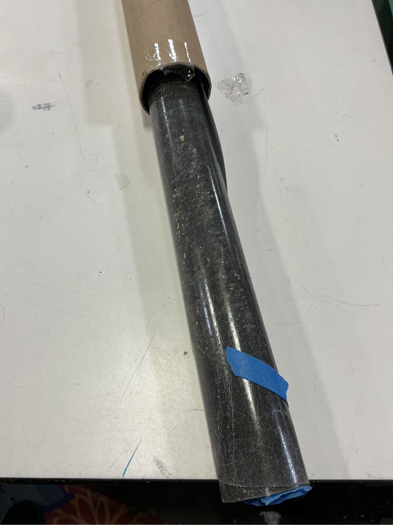 Condition photo showing As Is for Magnetic Wall Decal for Kids, 40"x32" Magnetics Chalkboard for Wall, Self Adhesive Wall Sticker Board with Chalk Holder, Wipe Cloth etc., Magnetic Wallpaper for Playroom, Home Gray