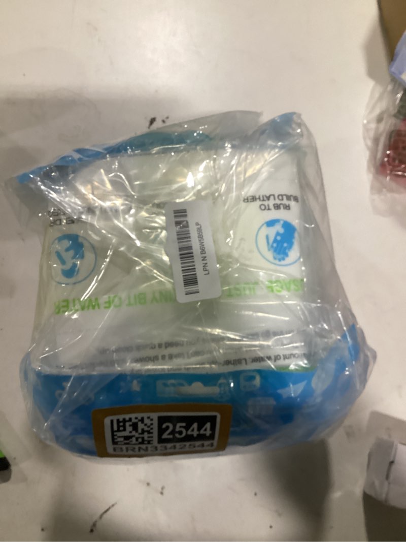 Condition photo showing Good Condition for 100 pcs body wipes for adults bathing no rinse, bath wipes rinse free dry shower wipe for adults. soap infused, disposable body cloth for elderly, camping, hiking, gym & travel (4 pack)