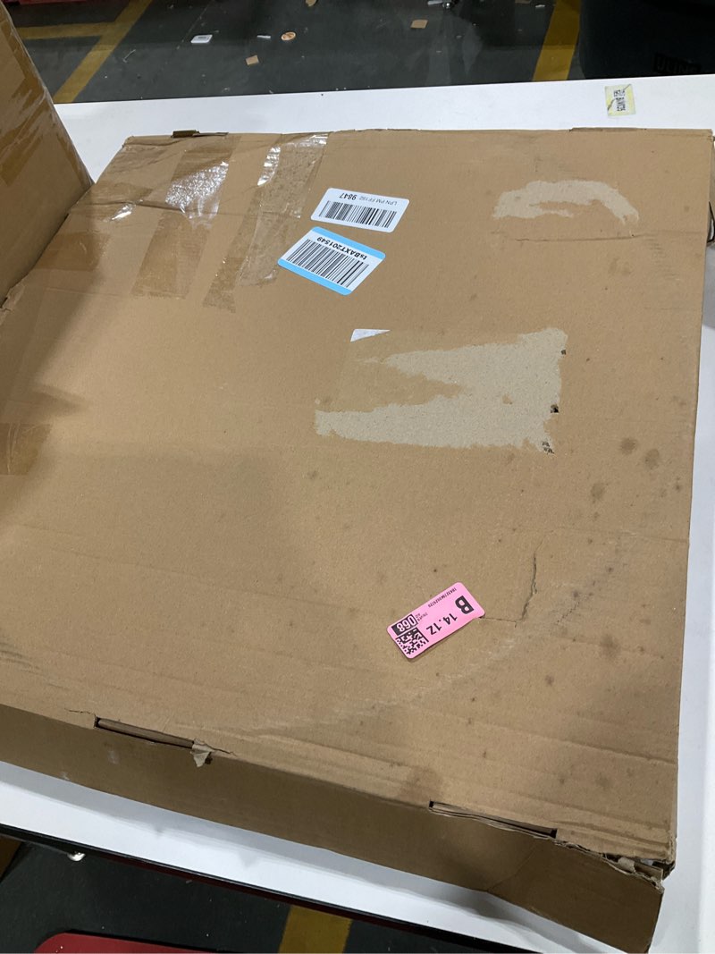 Condition photo showing Good Condition for Acacia Wood 21" Lazy Susan Turntable Organizer for Table Top, Farmhouse Extra Large Round Lazy Susan for Serving Kitchen Countertop Cabinet for Charcuterie Centerpiece, Bathroom Vanity Tray Decor