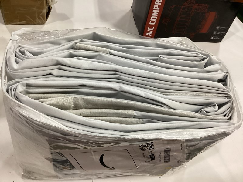 Condition photo showing Good Condition for Guken Cream 100% Blackout Curtains 120 Inch Length 2 Panels Set for Living Room Bedroom Back Tab Thermal Insulated Black Out Linen Drapes Room Darkening Window Curtains Cream 52"W x 120"L (Pack of 2)