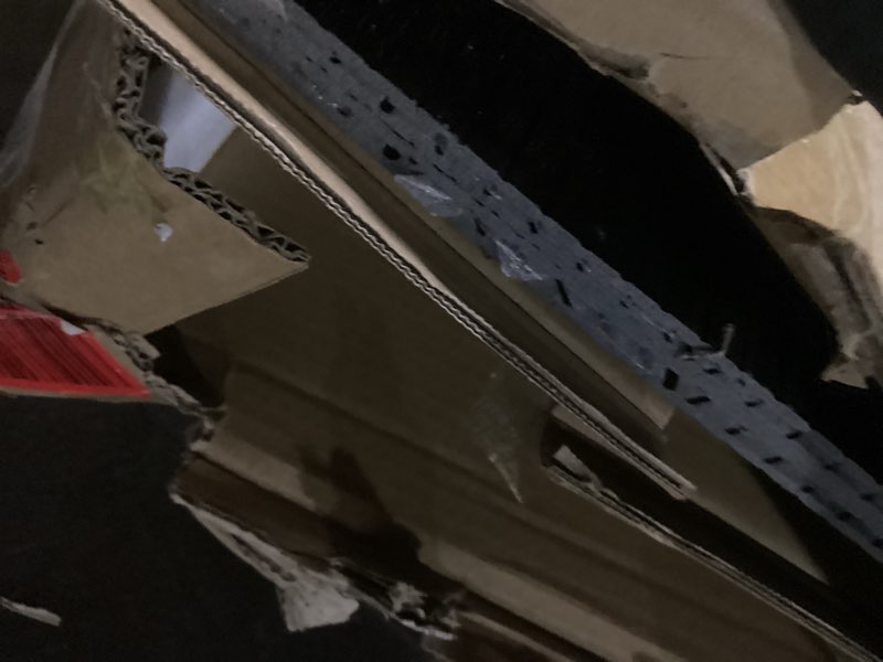 Condition photo showing Good Condition for Art3d 4-Pack Glue-On Herringbone Wainscoting Panel for Interior Wall Decor - 104 x 12 Inch Polystyrene Ultralight Slim Slat Wall Panels for Living Room Bedroom, Weathered Teak Herringbone Weathered Teak