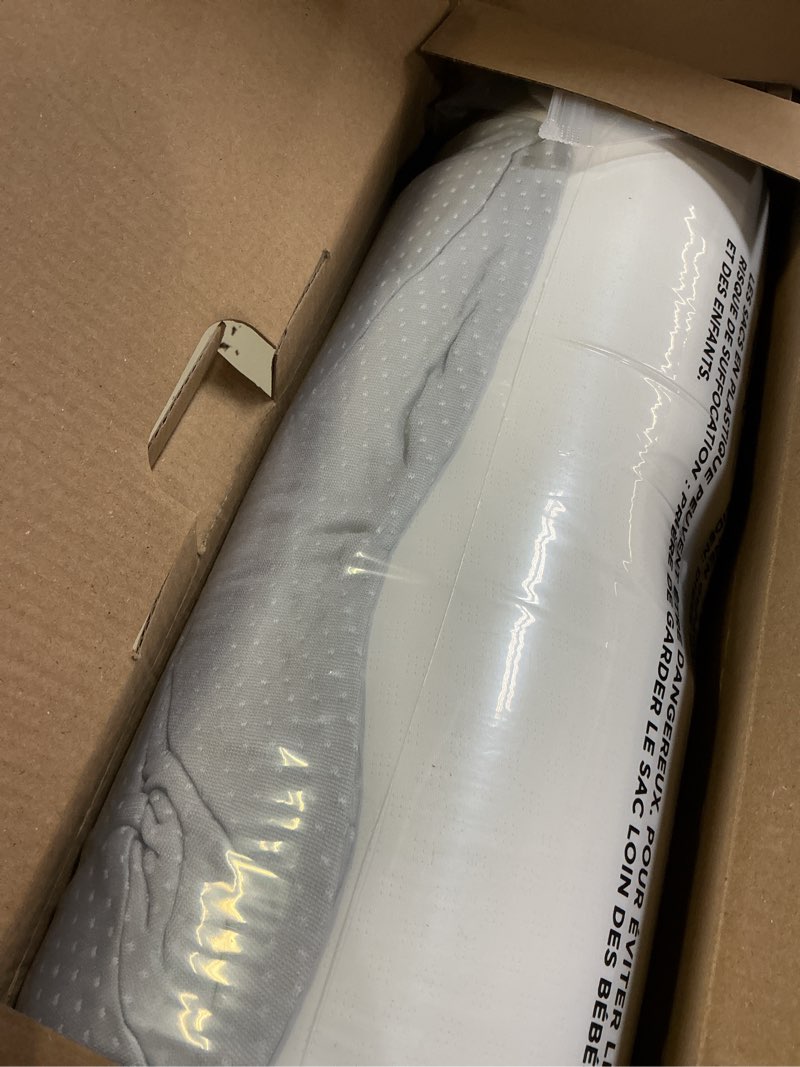 Condition photo showing New/Like New for ultra pain relief cooling pillow for neck support, adjustable cervical pillow cozy sleeping, odorless ergonomic contour memory foam pillows, orthopedic bed pillow for side back stomach sleeper grey queen