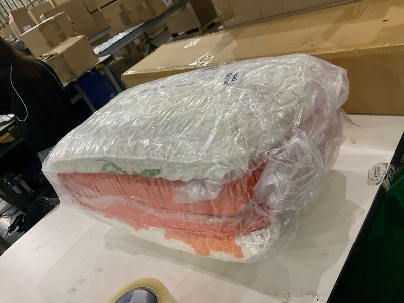 Condition photo showing As Is for Chunful 4 Pcs Thanksgiving Large Fall Rocking Chair Cushions, Maple Leaf Fall Chair Cushions Outdoor, Thanksgiving Buffalo Plaid Seat Cushion Waterproof for Patio Rocker Indoor Furniture(47" x 19") 47" X 19" Maple Leaf