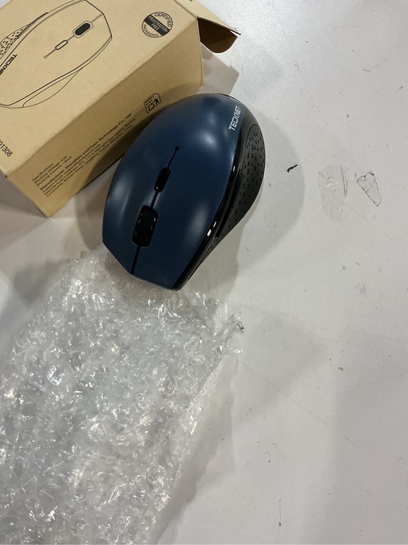 Condition photo showing Good Condition for TECKNET Bluetooth Mouse, 4800 DPI Wireless Mouse, 2-Year Battery 6 Adjustable DPI, 6 Buttons Compatible with Laptop/Windows/Computer - Blue