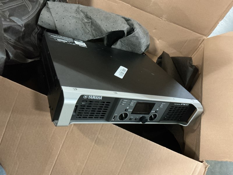 Condition photo showing As Is for Yamaha PX8 Dual Channel 2x1050W Lightweight Power Amplifier w/ DSP
