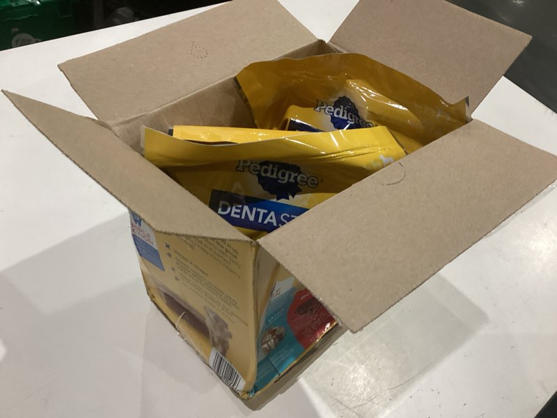 Condition photo showing Good Condition for pedigree dentastix large dog dental care treats original, beef & fresh variety pack, 2.73 lb.pack (51 treats)