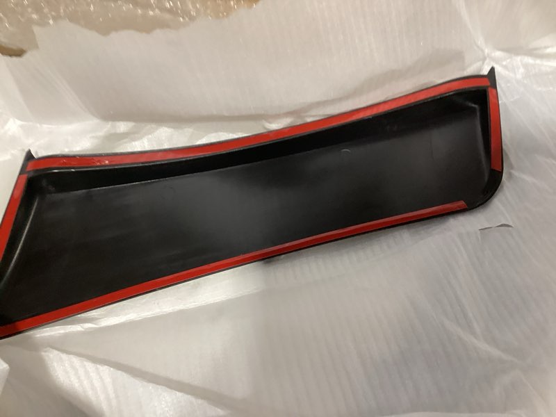 Condition photo showing New/Like New for heroffix 2 pcs car side skirt spoiler car wings splitter for ford for mustang gt v6 2015 2016 2017 2