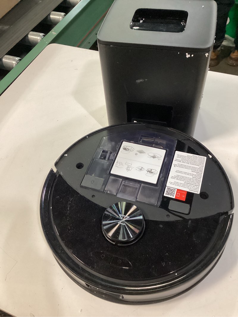 Condition photo showing As Is for roborock Q10 S5+ Robot Vacuum and Mop, 10,000Pa Suction, Upgraded from Q8 max+, 70 Days Self-Emptying, Obstacle Avoidance, Sonic Mopping, Dual Anti-Tangle Design, Auto Mop Lifting, Ideal for Pet Hair Q10 S5+ (Black)