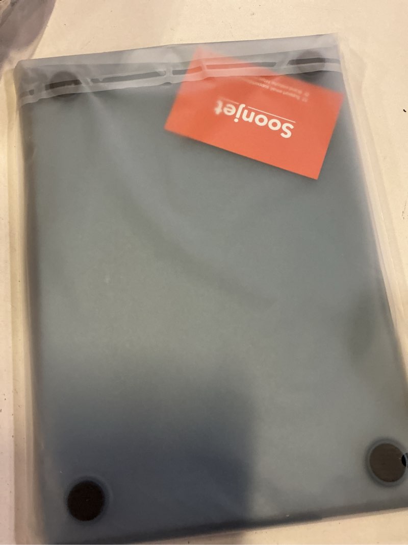 Condition photo showing New/Like New for soonjet matte case for macbook air 13/13.6-inch (m5/m4/m3/m2, 2022–2026 a3449 a3240 a3113 a2681), lightweight | scratch & fingerprint resistant | closes seamlessly | ideal for work, travel & study midnight clear