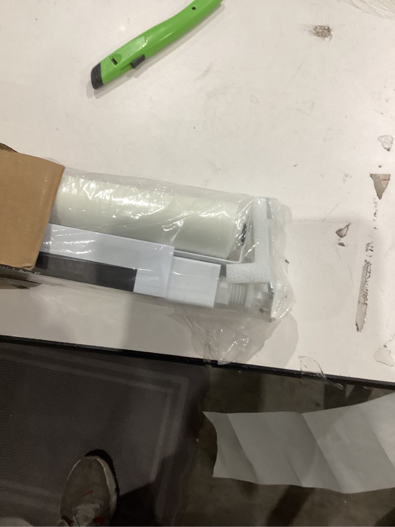 Condition photo showing Good Condition for AOSKY Cordless Roller Shades Blackout Blinds for Windows Room Darkening Rolled Up Shades with Spring System, UV Protection Window Shades Door Blinds for Home and Office (23" W x 72" H, White) 23"W x 72"H White