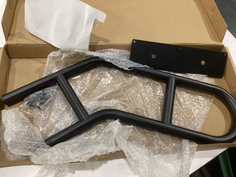 Condition photo showing New/Like New for Handrails for Outdoor Steps,Stair Railing Indoor 1-3 Step?Hand Rails for Elderly, Porch Railing & Deck Hand Rail Wall Mount Stair Hand Grab Bars, U-Shape Safety Handle for Garage, Porch, Garden 1 Pack