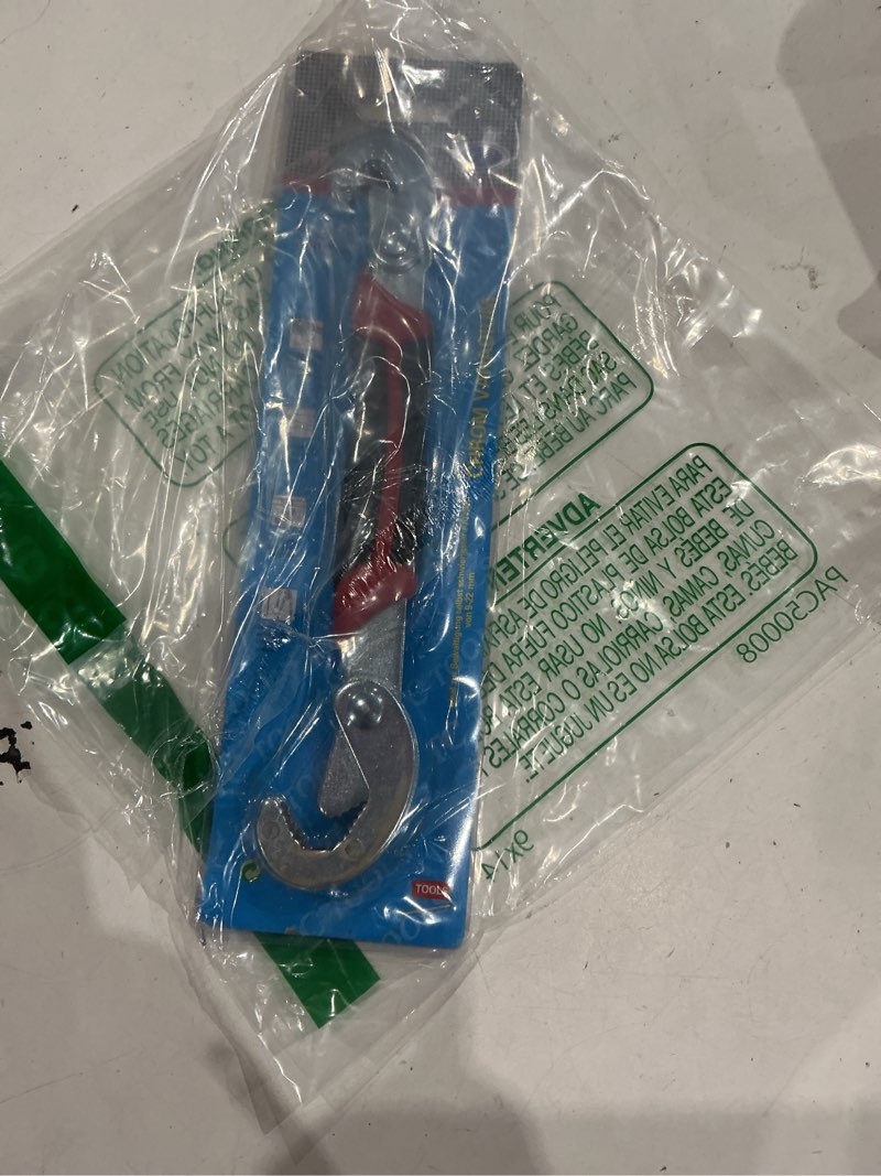 Condition photo showing Good Condition for multi functional dual head wrench adjustable hand tool for diy plumbing repairs and household projec