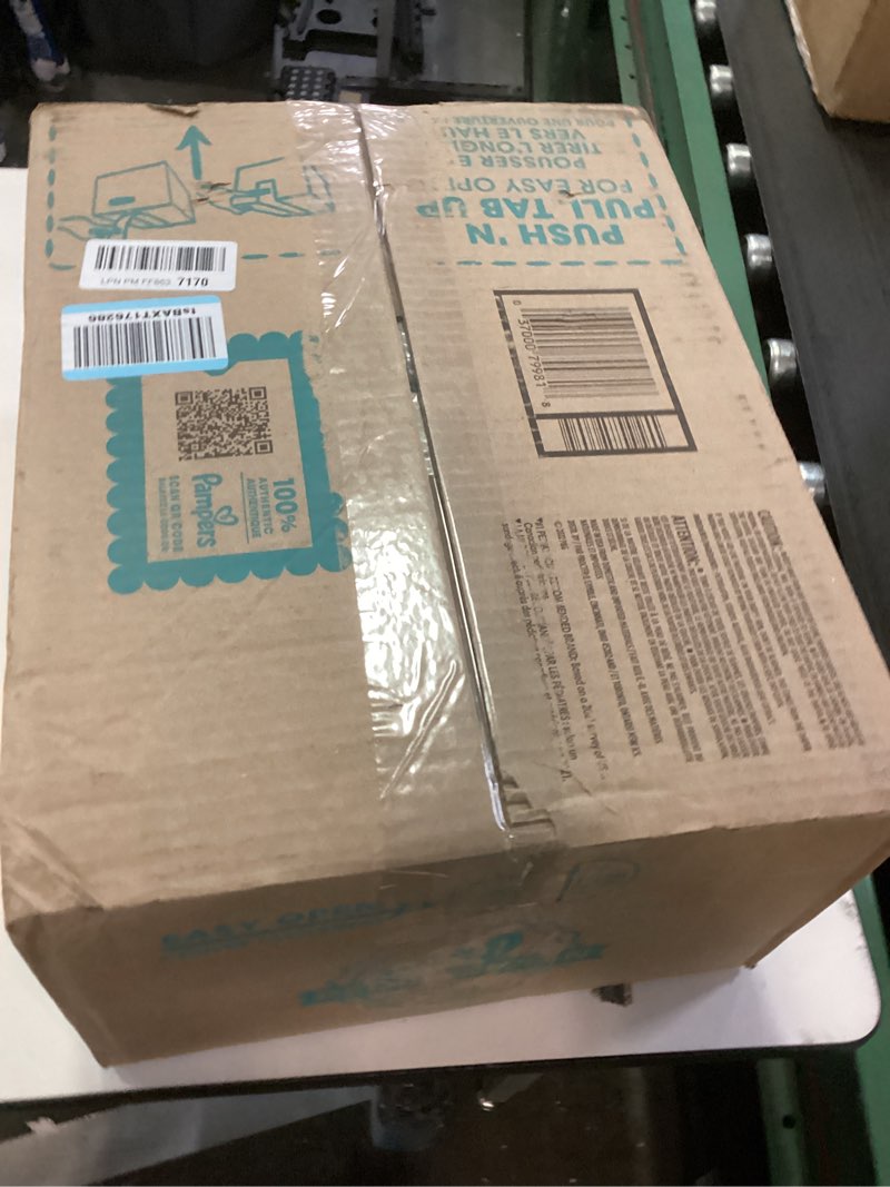 Condition photo showing New/Like New for Pampers Swaddlers Diapers, Size 4 (15-34 lbs), 150 Count, Absorbent, Keeps Baby Dry and Comfortable, Skin Safe Disposable Baby Diaper (Packaging May Vary) Size 4 150