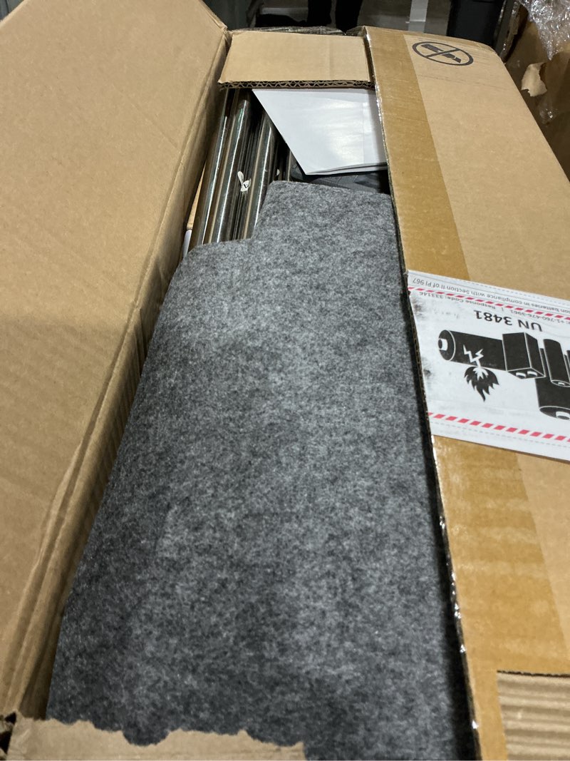 Condition photo showing As Is for Foldable Portable Steam Sauna, Personal Sauna Tent for Home SPA with 1000w 2.2L Steamer, Folding Chair, Remote Control, Black Foldable Sauna - Black