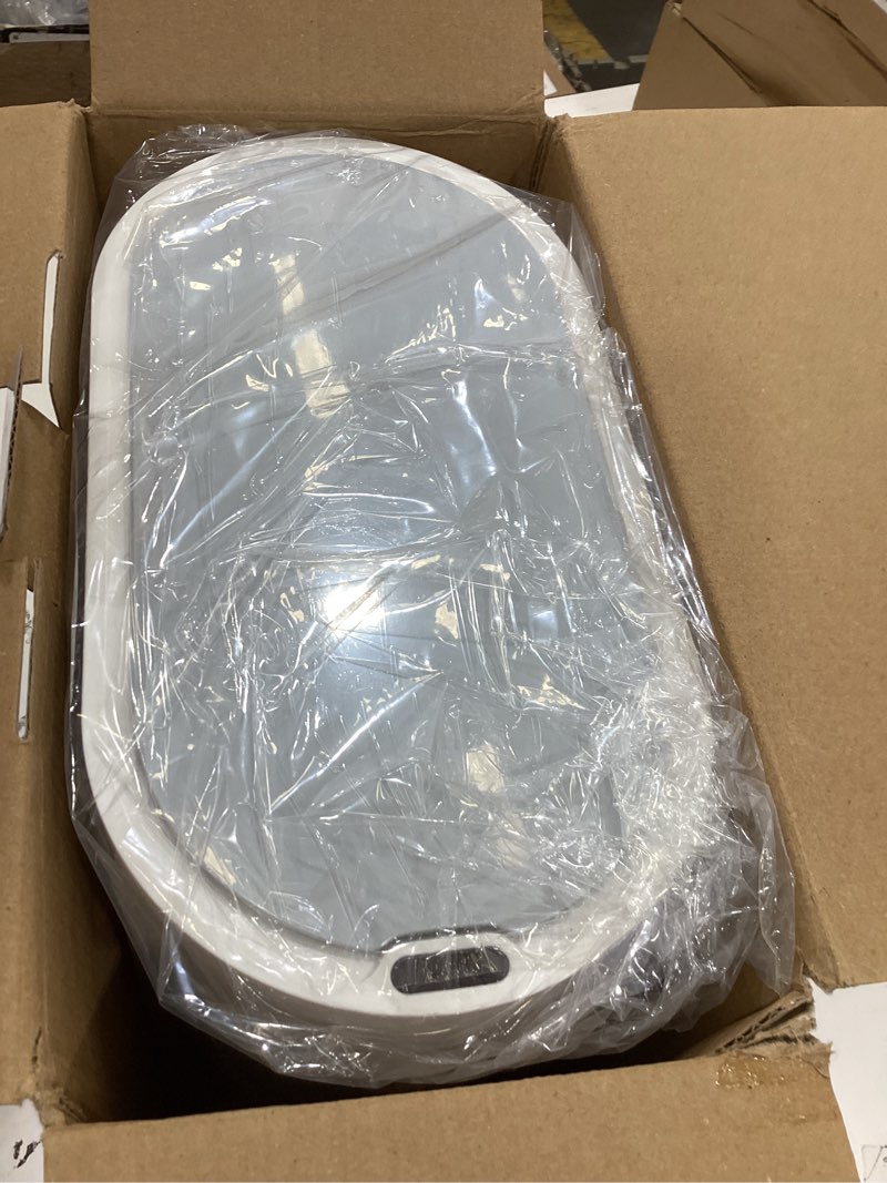 Condition photo showing Good Condition for elpheco bathroom trash can motion sensor, automatic garbage can, slim plastic smart trash bin with lid, commercial intelligent wastebaskets for bedroom, bathroom, office, white grey