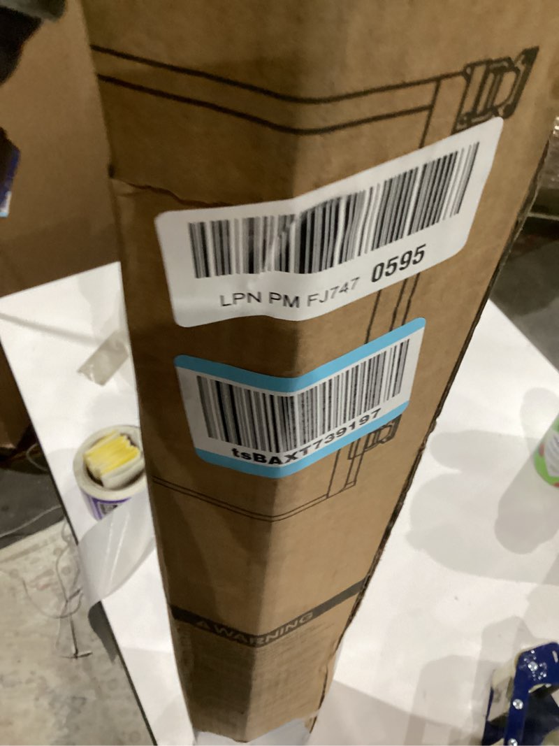 Condition photo showing As Is for Retractable Baby Gate,Mesh Baby Gate or Mesh Dog Gate,34" Tall,Extends up to 100" Wide,Child Safety Gate for Doorways, Stairs, Hallways, Indoor or Outdoor Black 100''Wide 34''Tall