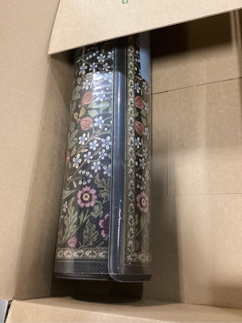 Condition photo showing New/Like New for collive kitchen mats for floor, cushioned anti fatigue mat green floral rugs non skid waterproof sink rug, memory foam comfort standing mat for office, laundry, desk, 24''x71'' green 24"w x 71"l