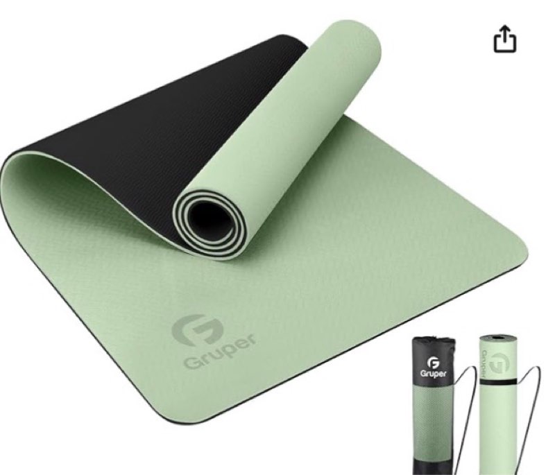 yoga mat non slip, eco friendly fitness exercise mat with carrying strap,pro yoga mats for women,workout mats for home, pilates and floor exercises 2.pink / navy blue 0.24*24*72 inches