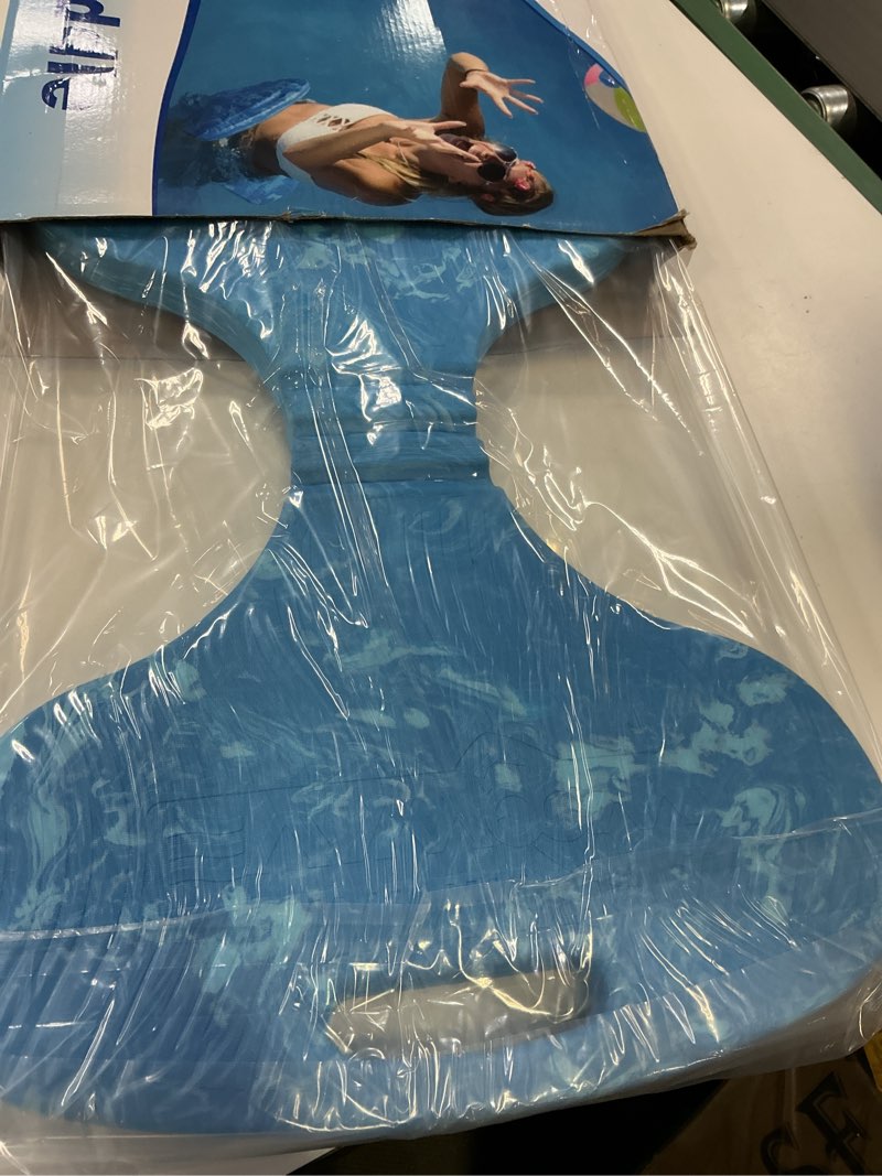 Condition photo showing Good Condition for woowave premium water saddle floats for adults and kids, eva foam saddle seats for pool swimming floating blue