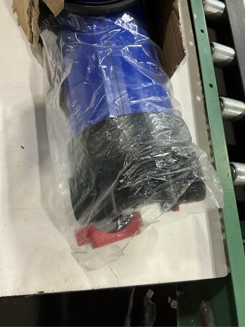 Condition photo showing New/Like New for whb20 whole house water filter housing, fit 20"x4.5" sediment etc filters for well and city water, big filter blue pre-filtration system for home, 1" npt port, pressure release fit for 20"x4.5" sediment etc water filters