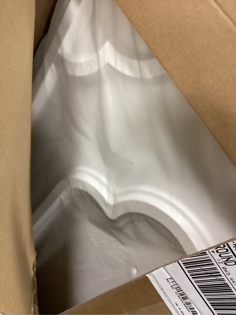 Condition photo showing New/Like New for Art3d 12-Pack Drop Ceiling Tiles 2x4 Ft, Decorative PVC Ceiling Covering Panels 24x48 Inch for Basement Bathroom Kitchen, Cover 96 Sq.Ft, White