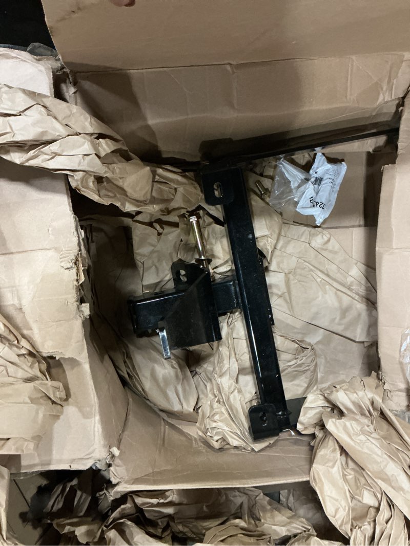 Condition photo showing As Is for curt 13243 class 3 trailer hitch, 2-inch receiver, compatible with select land rover range rover sport
