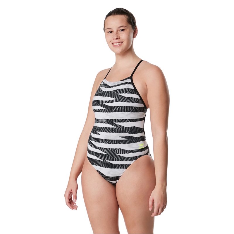 Speedo Women's Swimsuit One Piece ProLT Cross Back Printed Adult Team Colors (Size 20)