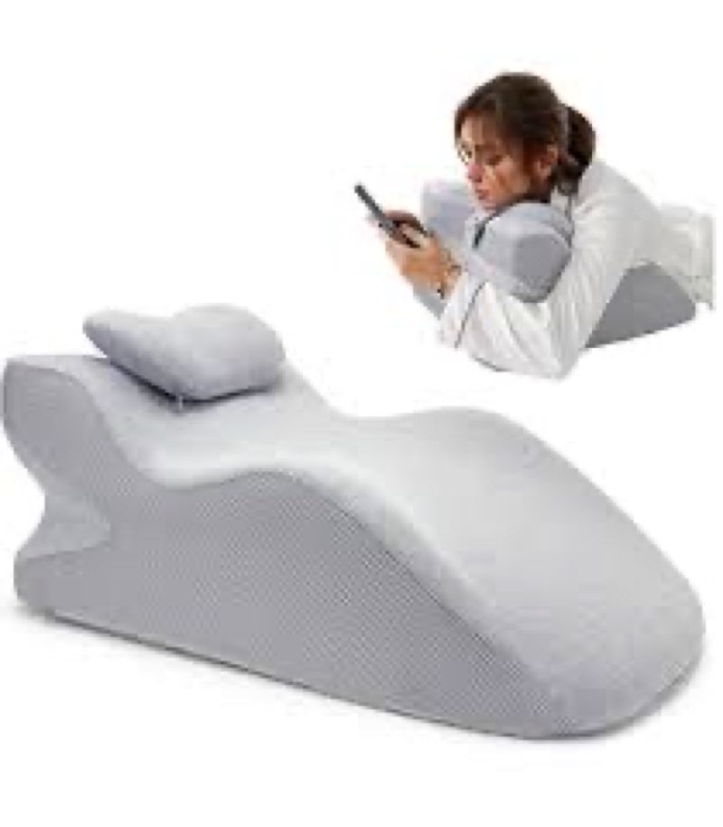 Maigandamai Back Pillow Wedge for Bed, Bed Pillow Rest for Bed Sitting up, Adult Memory Foam Pillow 