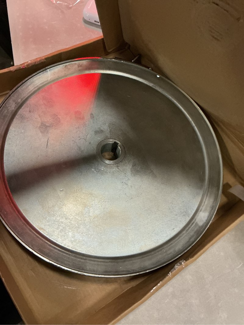 Condition photo showing Good Condition for ab1200-1 single groove web sheaves,12" od 1 inch bore v belt pulley,motor pulley carbon steel for a b 5l 4l v-belts