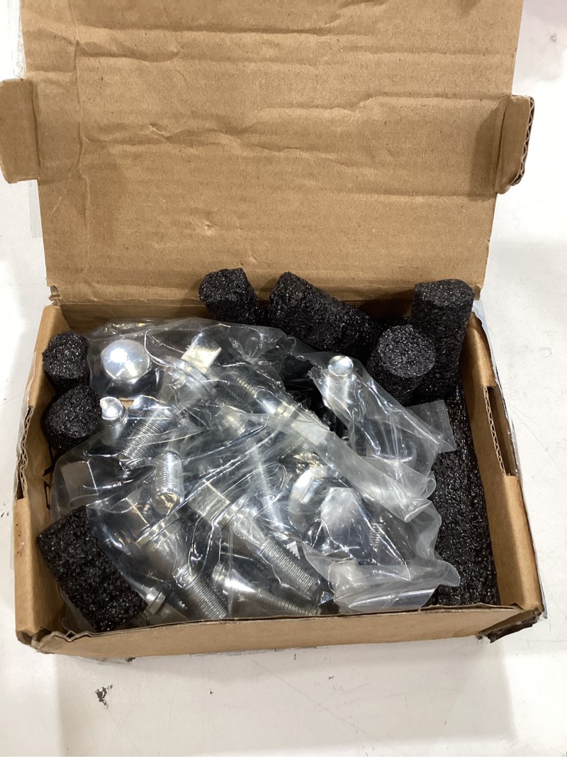Condition photo showing Good Condition for 12x1.25 oem lug bolts fit for 2015-2026 jeep renegade replace swollen bolts | one-piece design wheel lug bolts for fiat 500 500l 500x dodge hornet, replacement 68296586aa 610-632 17mm hex m12x1.25 for renegade(chrome lug bolts)
