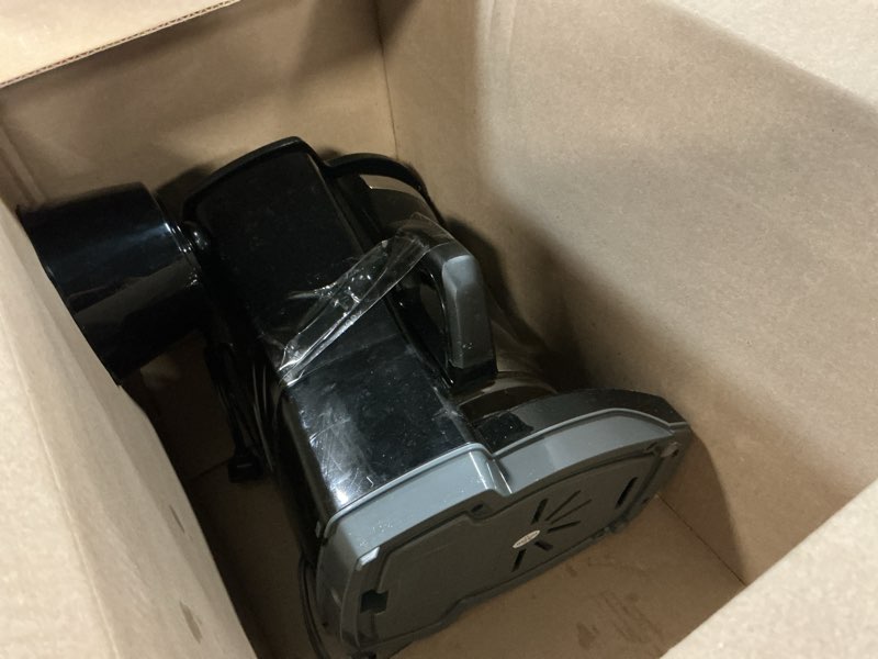 Condition photo showing As Is for black+decker 12-cup digital coffee maker, programmable, washable basket filter, sneak-a-cup, auto brew, water window, keep hot plate, black black coffeemaker