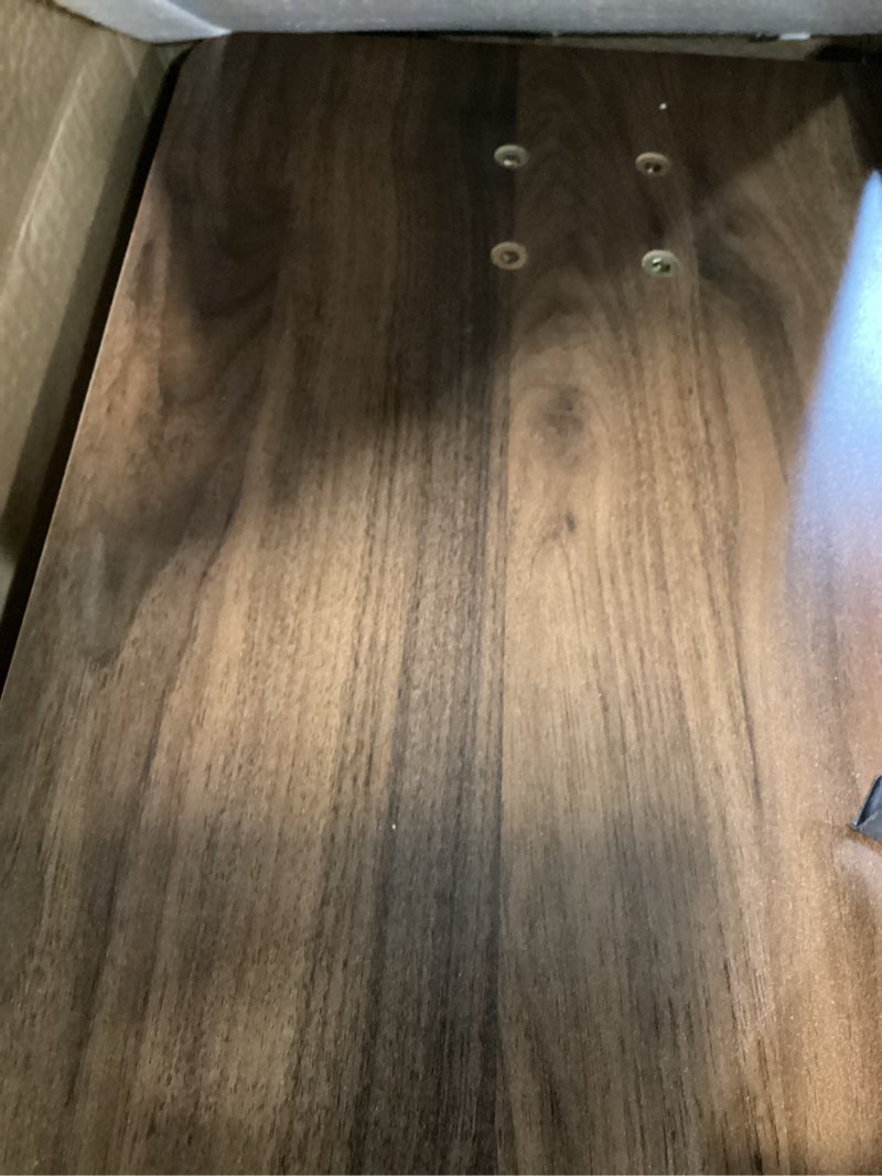 Condition photo showing Good Condition for c table end table adjustable height, 360°swivel tv tray table for small spaces, side tables with wheels for living room and bedroom, bed (walnut) | adjustable height, 360°swivel, for small spaces, couch tables, that slide under, with wheels l15.7*w11.8 walnut-height adjustable