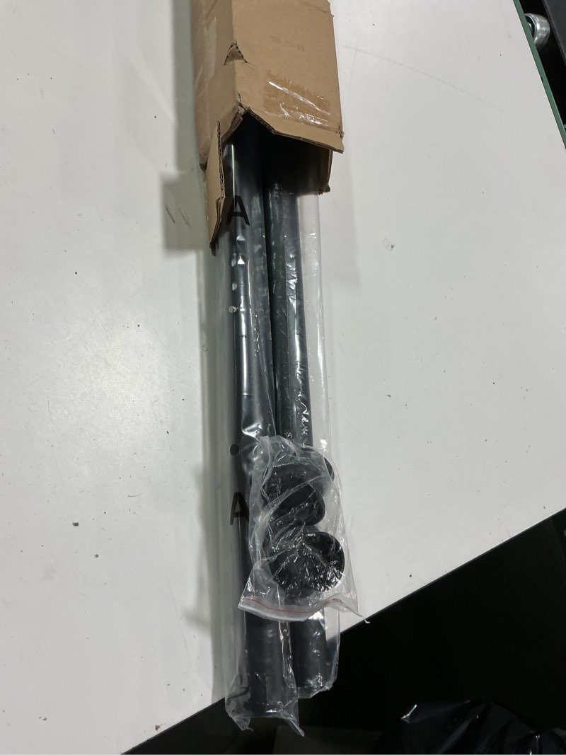 Condition photo showing Good Condition for Tension Curtain Rod by EZFurni,42-123 Inches,Heavy Duty Tension Rods for Windows,No Drilling Adjustable Curtain Rod for Patio,Hold Up Blackout Curtains and Non Slip,Black Black 42-123 inch 1Set