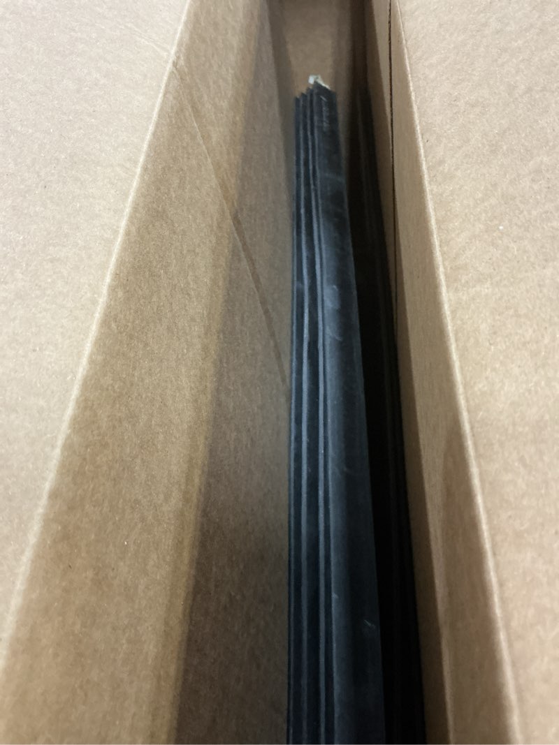 Condition photo showing Good Condition for Rubber Stair Treads Outdoor 30"x10" 6-Pack - Heavy-Duty Outdoor Stair Treads Non-Slip Weather Resistant - Exterior Rubber Mats for Wooden Steps - Anti Slip Step Covers by Thunder Grip 30" x 10" x 6P BLACK MATTE 6