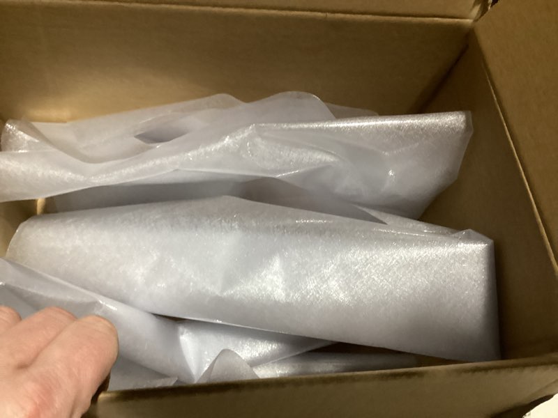 Condition photo showing Good Condition for rabbitgoo Window Privacy Film Frosted Glass Film, Decorative Cling UV Sun Blocking Decals, Frosting Window Clings for Home Bathroom Door Coverings, 35.4 x 78.7 inches 35.4" x 78.7" Clear