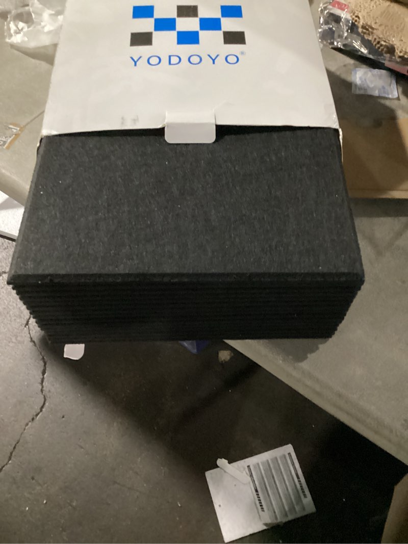 Condition photo showing Good Condition for Large Cork Bulletin Board Alternative for Office60 x 35" - 15 Pack Felt Bulletin Boards Dart Wall Protectors 70 Pcs Safe RemovableAdhesive Tabs Pcs for Office Wall, School, Home Decor, Black Black 60" x 35"