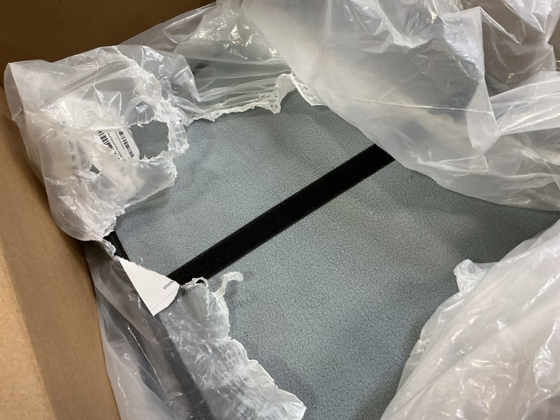 Condition photo showing As Is for Cat Travel Carrier with Litter Boxes for 2 Cats, Double-Compartment Soft Pet Carrier, Expandable Portable Cat Carrier for Car Travel, up to 35 lb Road Trip, Camping, Hiking, Grey