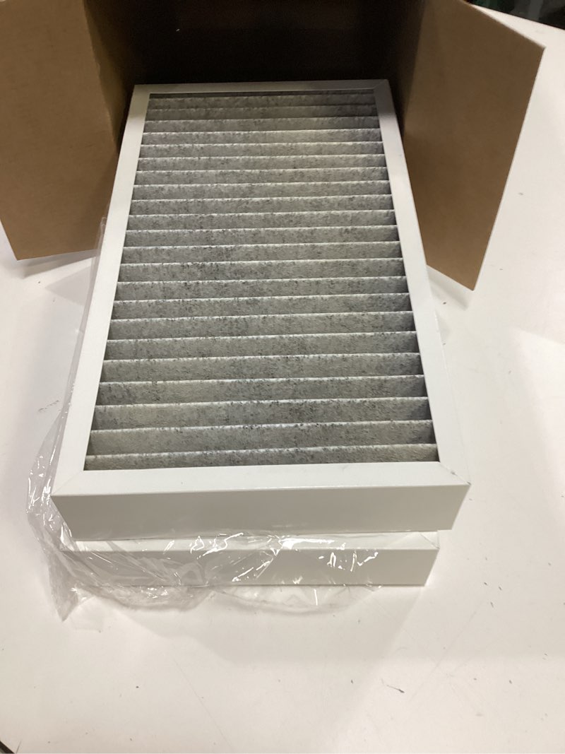 Condition photo showing Good Condition for 2 packs f1 carbon allergen reduction+odor removal, f1 hepa replacement filter for air purifier compatible with 3m filtrete c01 t02 room air purifier fap-c01-f1&fap-t02-f1