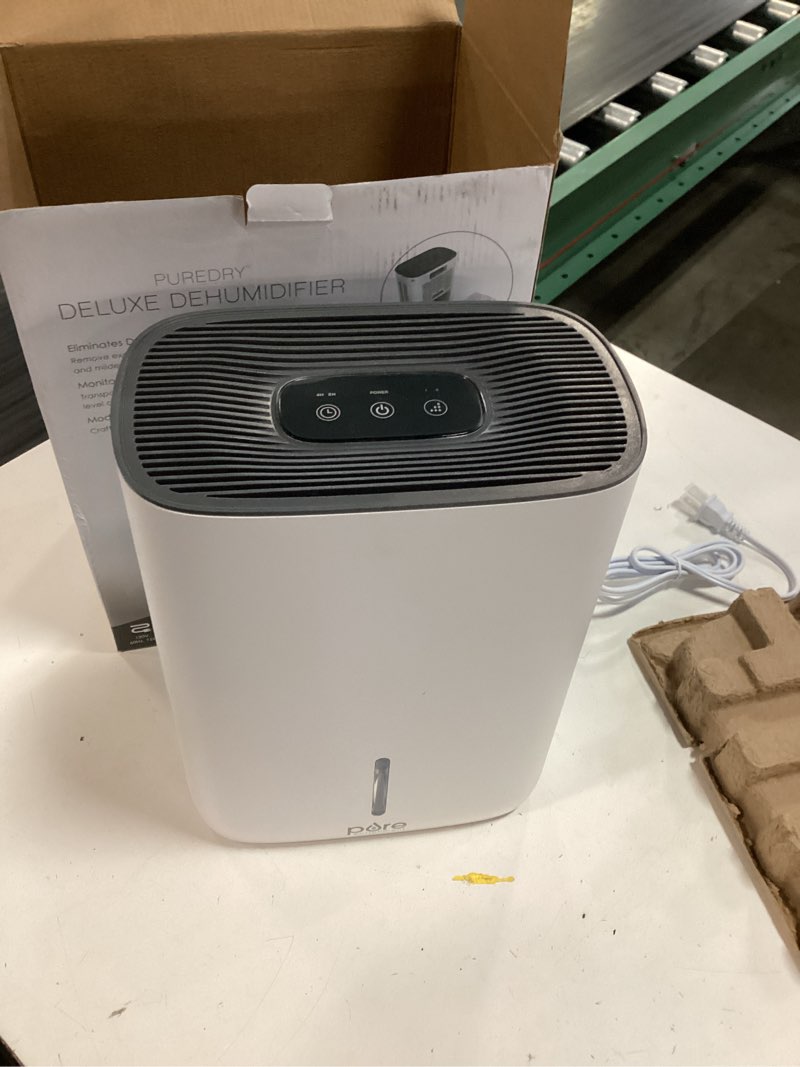 Condition photo showing Good Condition for pure enrichment 2-speed dehumidifier (for rooms 151- 400sq ft) white