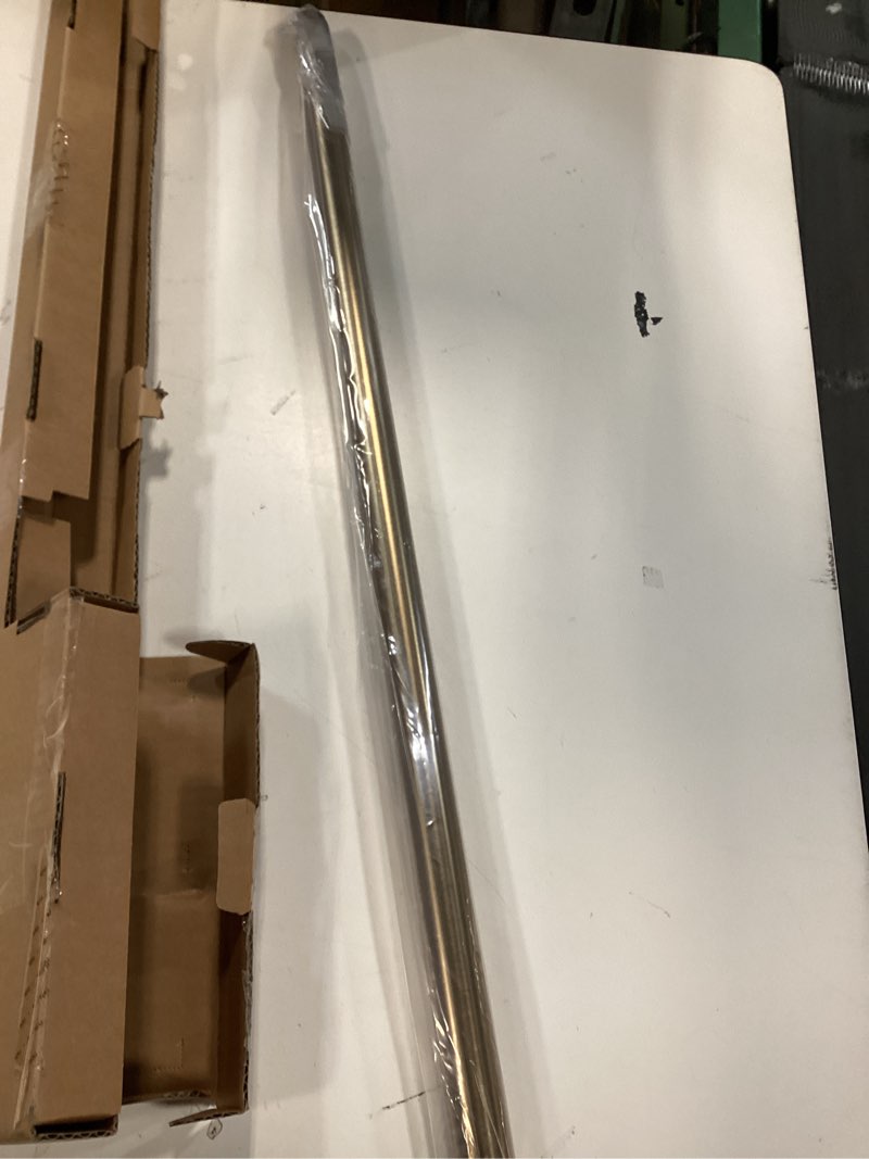 Condition photo showing Good Condition for Ivilon Drapery Window Curtain Rod - End Cap Style Design 1 Inch Pole. 28 to 48 Inch Color Warm Gold 28 to 48 in.