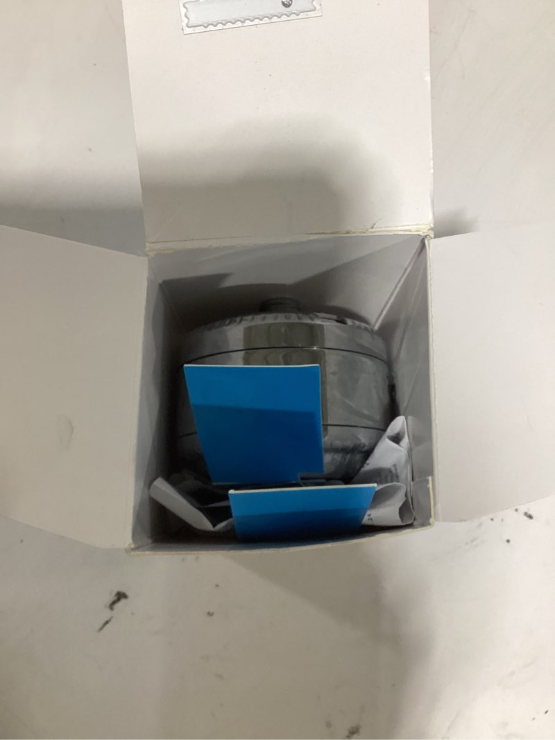 Condition photo showing Good Condition for slim-line 2-shower water filtration system in chrome