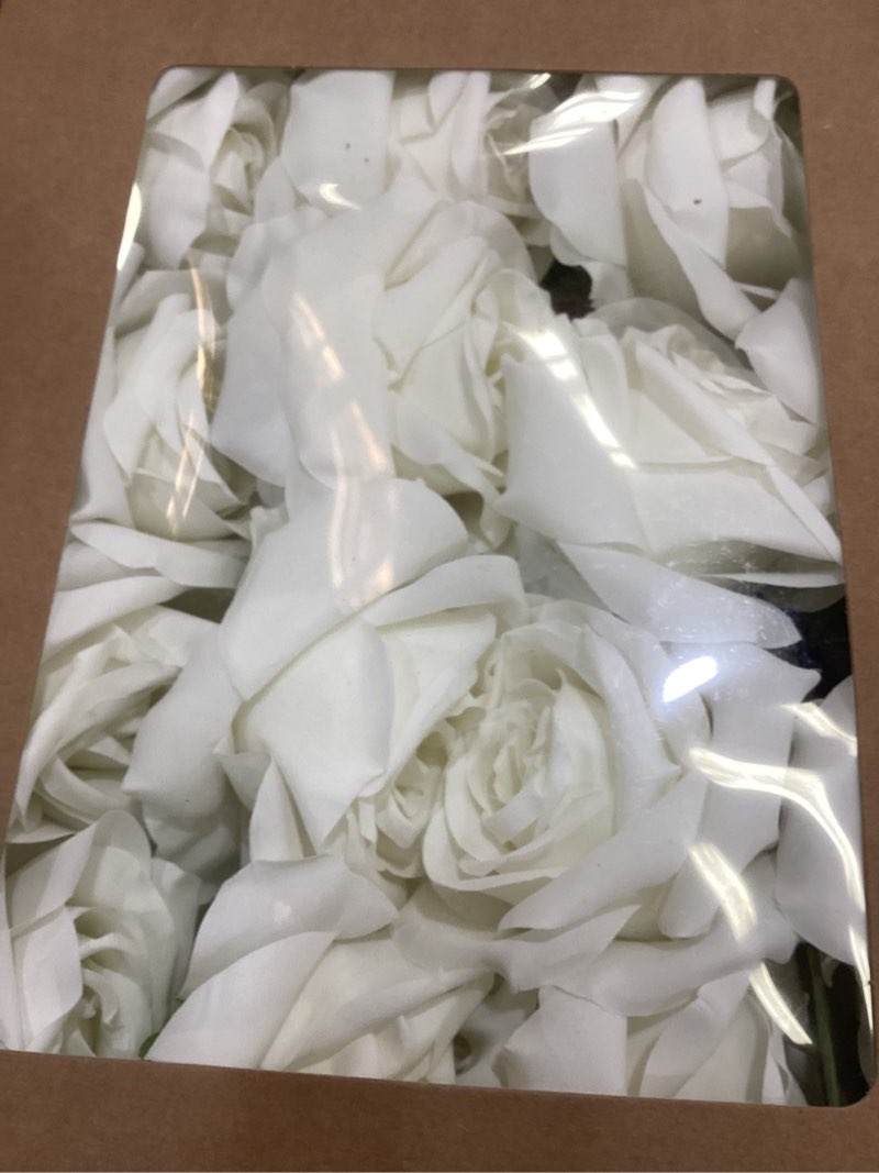 Condition photo showing Good Condition for Ling's moment Artificial Flowers 16pcs Ivory Silk Roses with Stems, 3.5" Fake Vendela Roses Bulk for DIY Wedding Bouquets Centerpieces Party Baby Shower Home Decoration