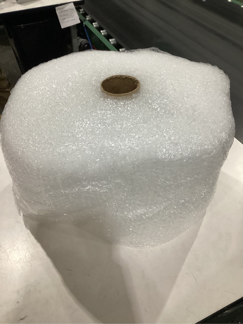 Condition photo showing Good Condition for *similar to stock* amazon basics bubble wrap for moving, packing, shipping and storage, perforated protective cushioning for fragile items, 12-inch x 175-ft long roll, small 3/16\", clear