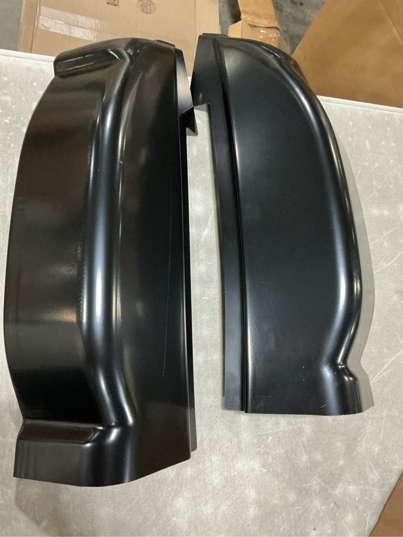 Condition photo showing New/Like New for Cab Corners Compatible with 1999-2007 Chevy Chevrolet Silverado GMC Sierra 4 Door Extended Cab Trucks Replacement for 0856-115 0856-116 Black (Pair)