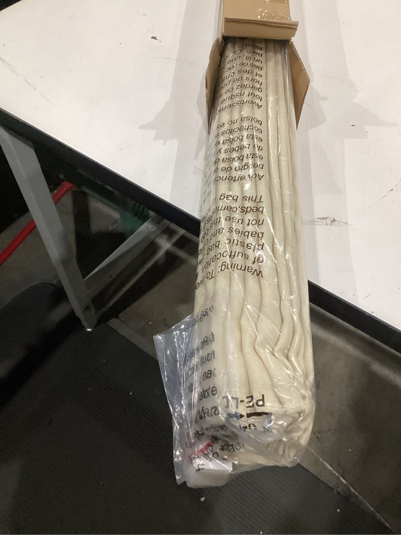 Condition photo showing Good Condition for lazblinds no drill roman shades for windows, cordless light filtering window shades with uv protection, polyester fabric for bedroom & living room, 40" w x 64" h, cream light filtering - cream 40"w x 64"h