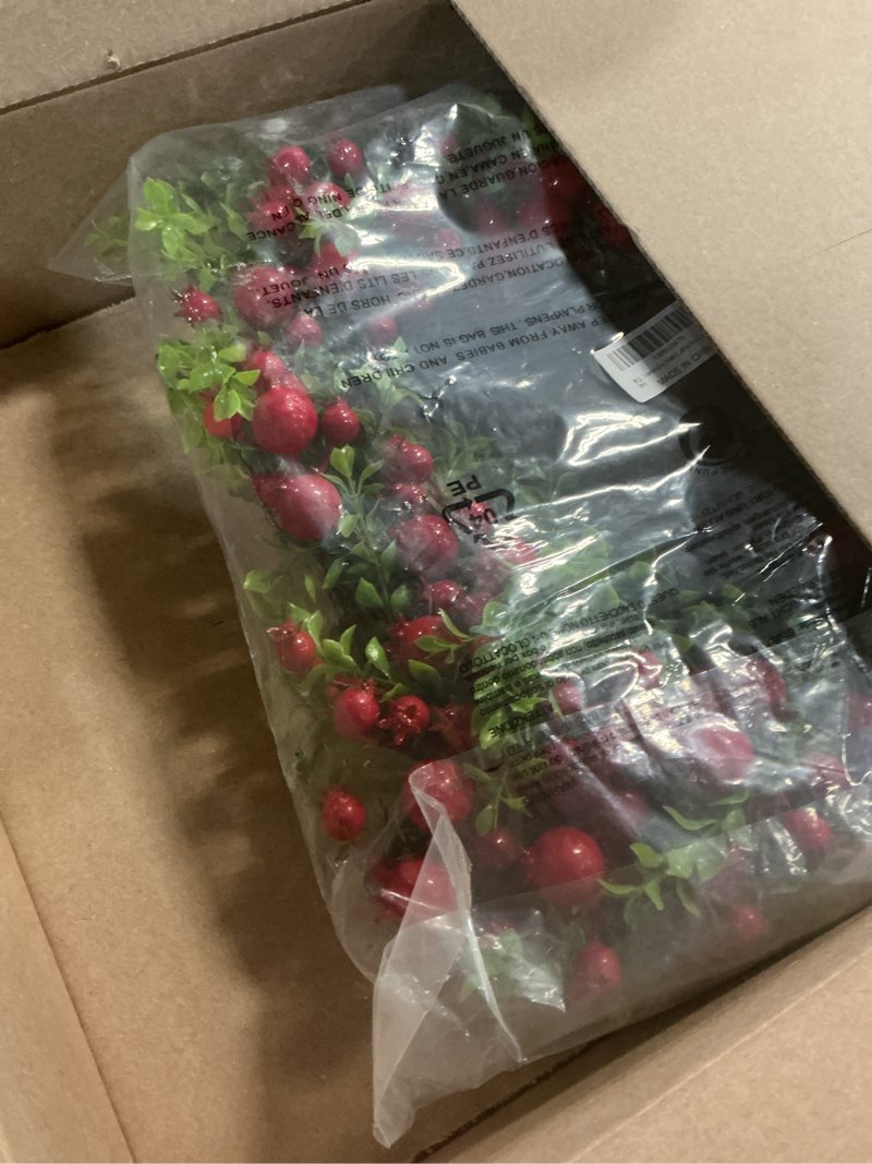 Condition photo showing New/Like New for Valentines Day Wreath Decor,Valentine's Day Wreath for Front Door,Red Berry