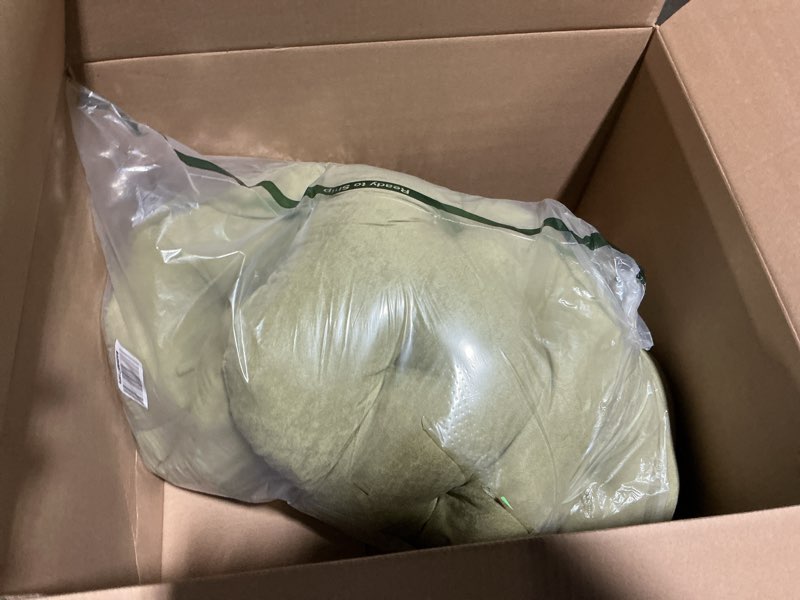 Blazing Needles Solid Microsuede Swivel Rocker Chair Cushion, 48" x 24", Sage Green Sage Green 1