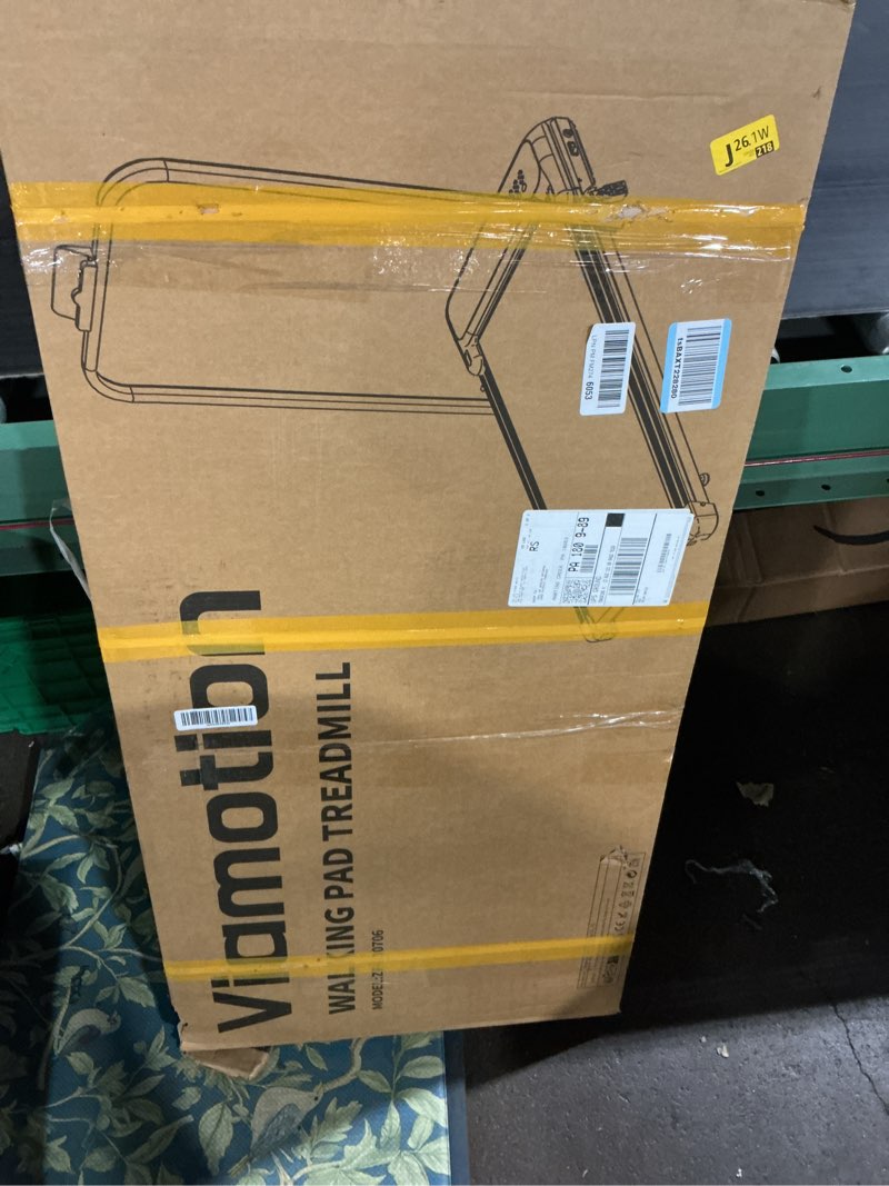 Condition photo showing Good Condition for (Similar to) Walking Pad Treadmill with Handle Bar and Adjustable Incline, Compact Portable Treadmills for Home Office, 2.5HP Quiet Anti-Slip Under Desk Treadmills, 0.6-3.8 MPH Remote Speed Control, 300 LBS