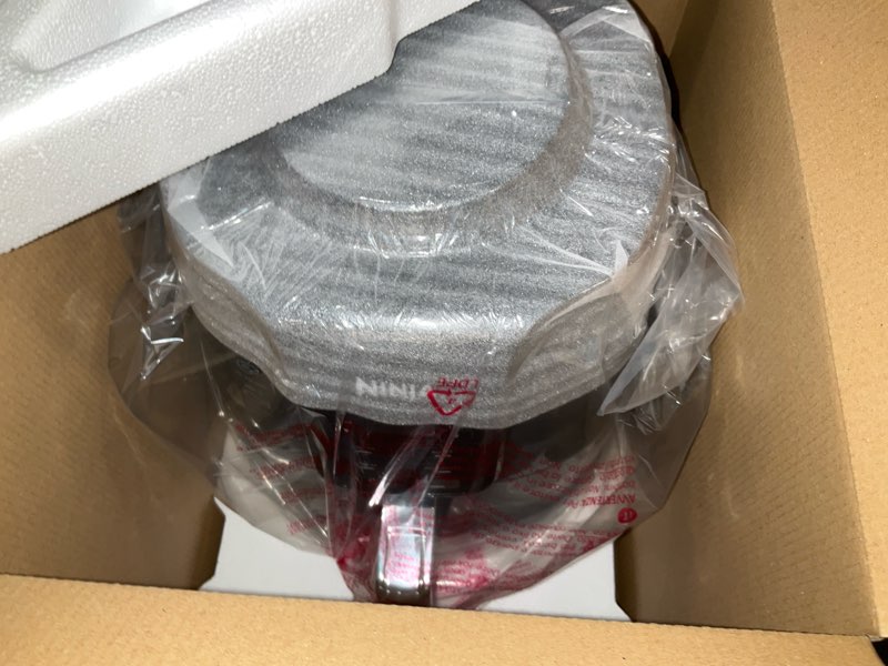 Condition photo showing New/Like New for ninja air fryer | 4 qt capacity | 4-in-1 roast, crisp, roast, reheats, & dehydrates | dishwasher safe parts | 105°f-400°f | includes 20 easy & healthy recipes | 1550 watt | grey | af101