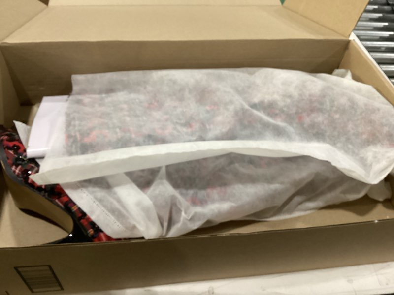 Condition photo showing New/Like New for Plaid boots with sequins size 11